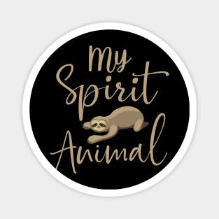 SPirit animal Sloth Magnet